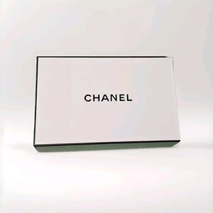 Authentic CHANEL Small/Medium Rectangular Gift Storage Box 8.5"x5.5"x3”  W/ Card